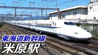 東海道新幹線・米原駅で見られた車両達／2019年5月