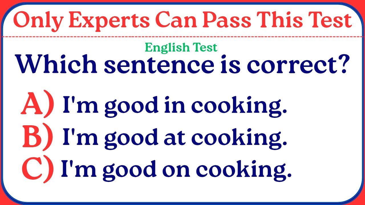 Most People FAIL This Grammar Test! | English Quiz for Smart Minds 💥 ...