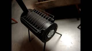 Princess Auto Camp Wood Stove - YouTube