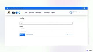 The Kenyan Standard Industrial Classification system! KeSIC Portal Walk-through