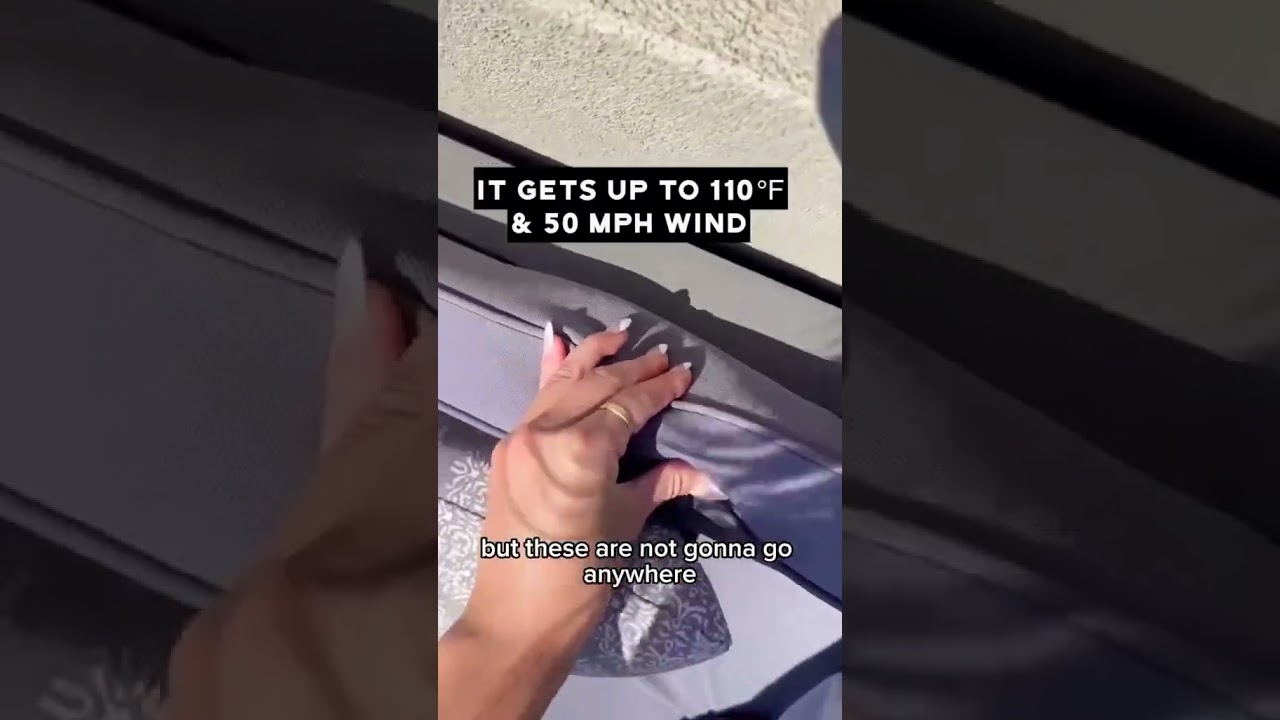 No More Chasing Patio Pillows 😅☀️ Outdoor Living Made Easy!