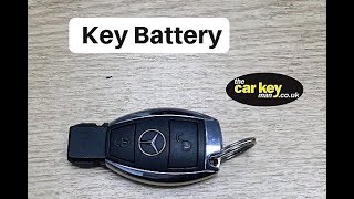 Key Battery Mercedes A Class HOW TO change
