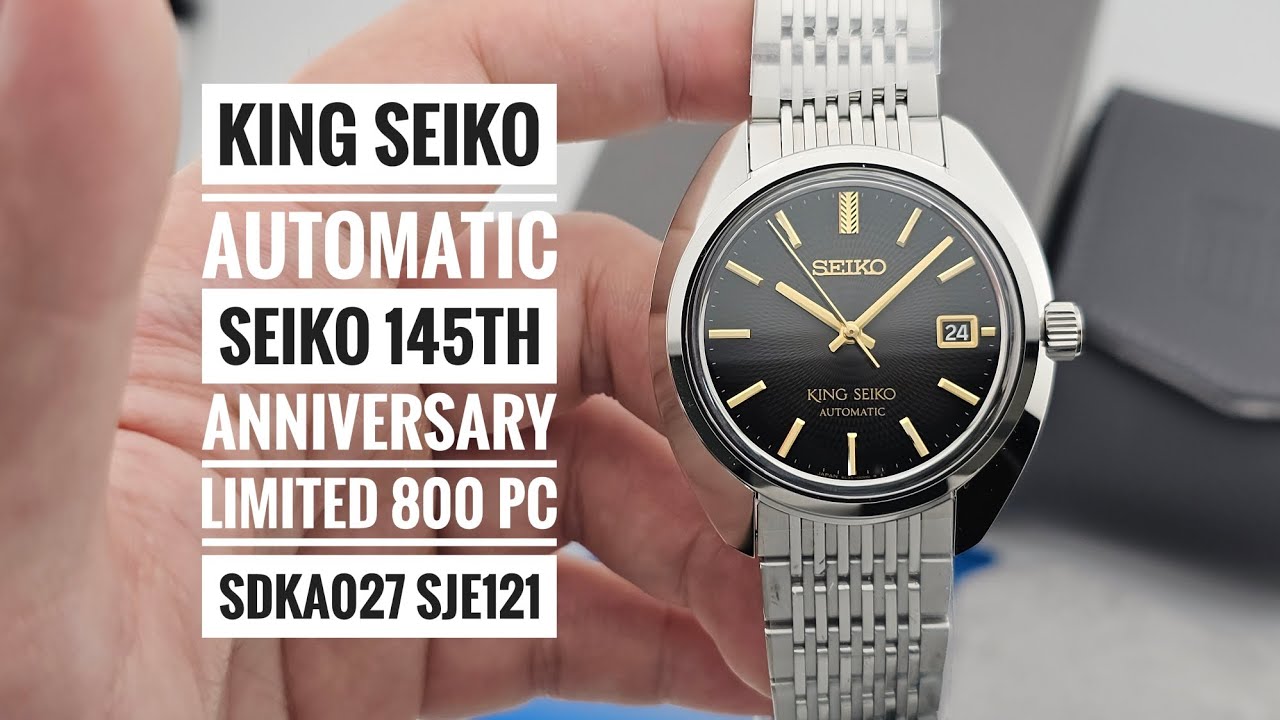 King Seiko Automatic 145th Anniversary Limited Edition 800 Pc