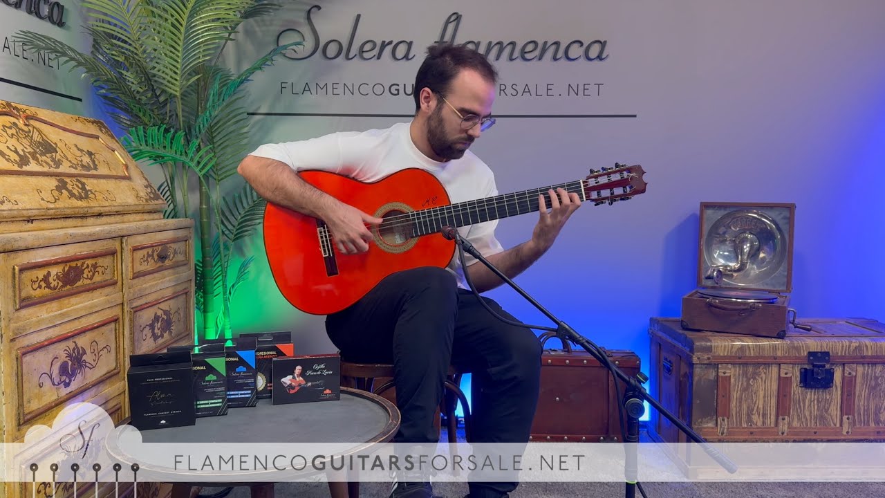 Mariano Conde A26 nº59 2017 EX-PACO CEPERO flamenco Guitar for sale played by Toni Abellán