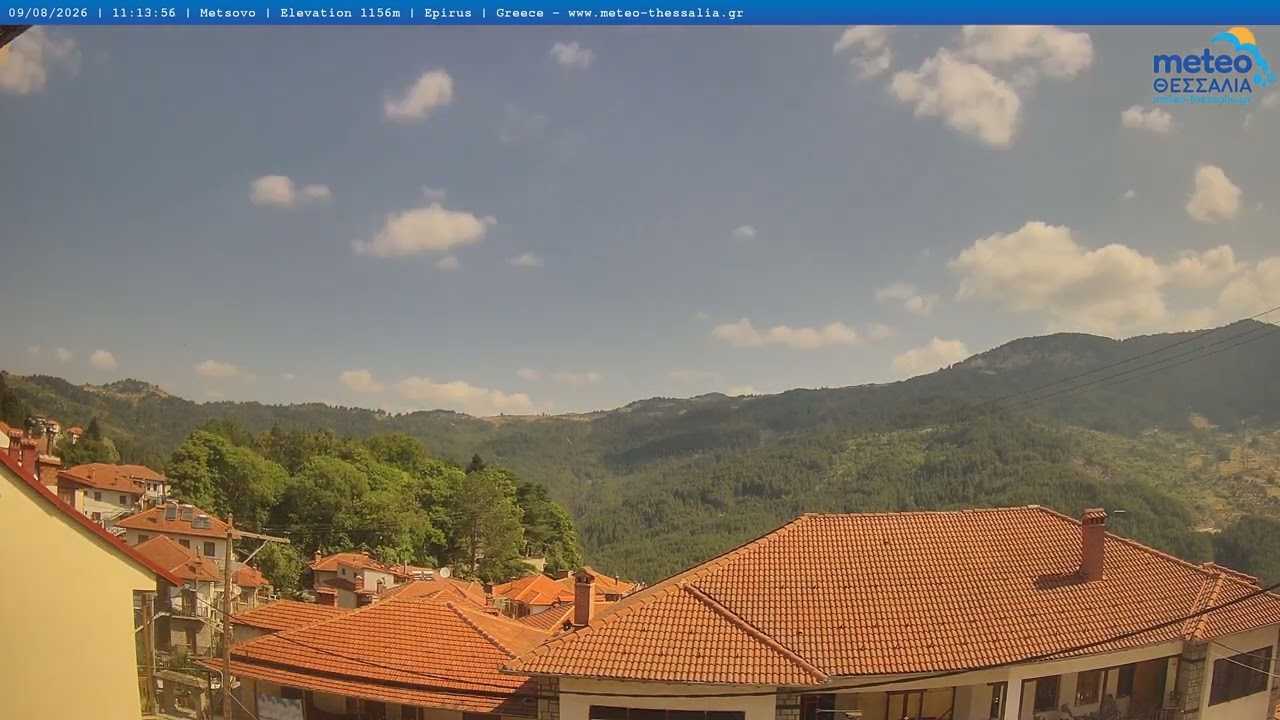 🏖️ 09-Αυγούστου-2026, Κάμερα Μετσόβου Timelapse, Timelapses.gr 🇬🇷