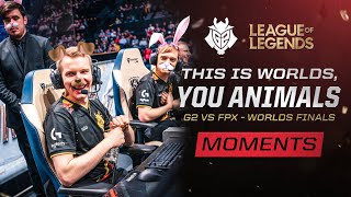 This Is Worlds, You Animals | G2 vs FPX - Worlds Finals