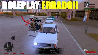 NÃO PODE FAZER ISSO SENDO DA PM NO BRASIL ROLEPLAY - GTA SAMP ANDROID E PC