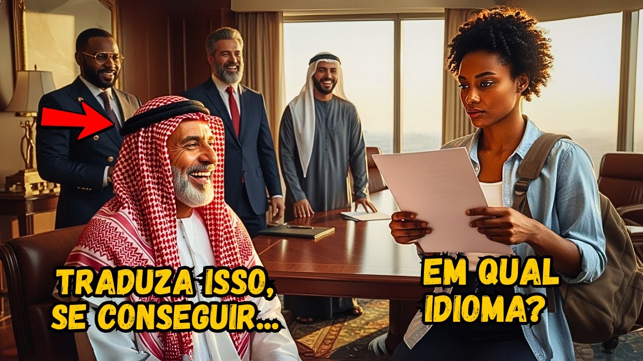 O SHEIK BILIONÁRIO RIU DELA... MAS SUA TRADUÇÃO EM 6 IDIOMAS CALOU ATÉ SEUS ESPECIALISTAS!