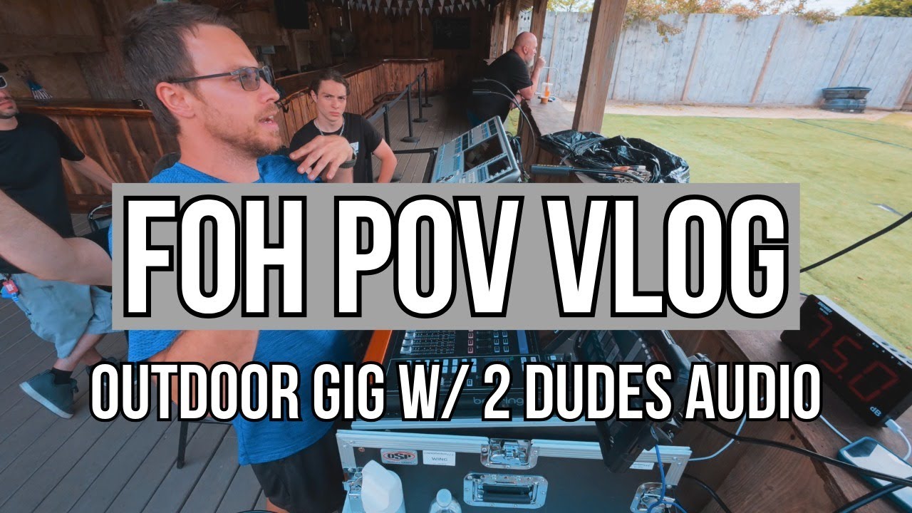 Working An Outdoor Gig W/ A PA Built By 