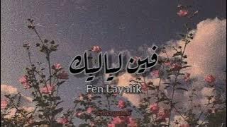 Fen Layalik فين لياليك | Fadel Shaker فاضل شاكر | translated into English 🎶⭐