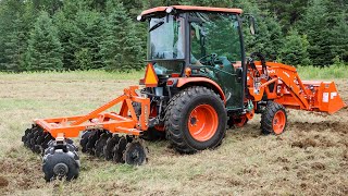 Using our Land Pride DH1572 Notched Disks to Make Our Food Plots!