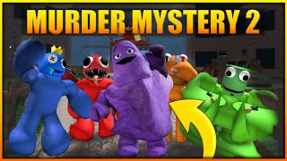 RAİNBOW FRİENDS GRIMACE SHAKE AMA KATİL KİM ? | ROBLOX MURDER MYSTERY 2 | HAN KRAL EKİP