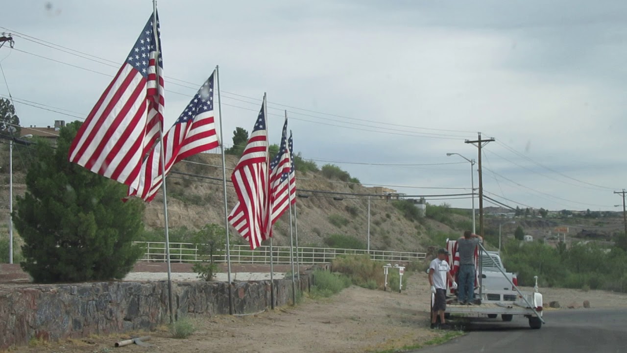 Flags at NM Veterans Home in Truth Or Consequences, NM YouTube