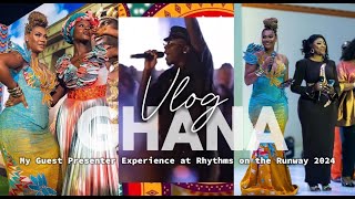 GRATEFULNESS & GLAMOUR: PRESENTER AT THE 2024 RHYTHMS ON DA RUNWAY KENTE EDITION