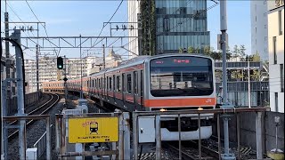 武蔵野線 E231系0番台 MU12編成 各停 府中本町行き 入線シーン@潮見