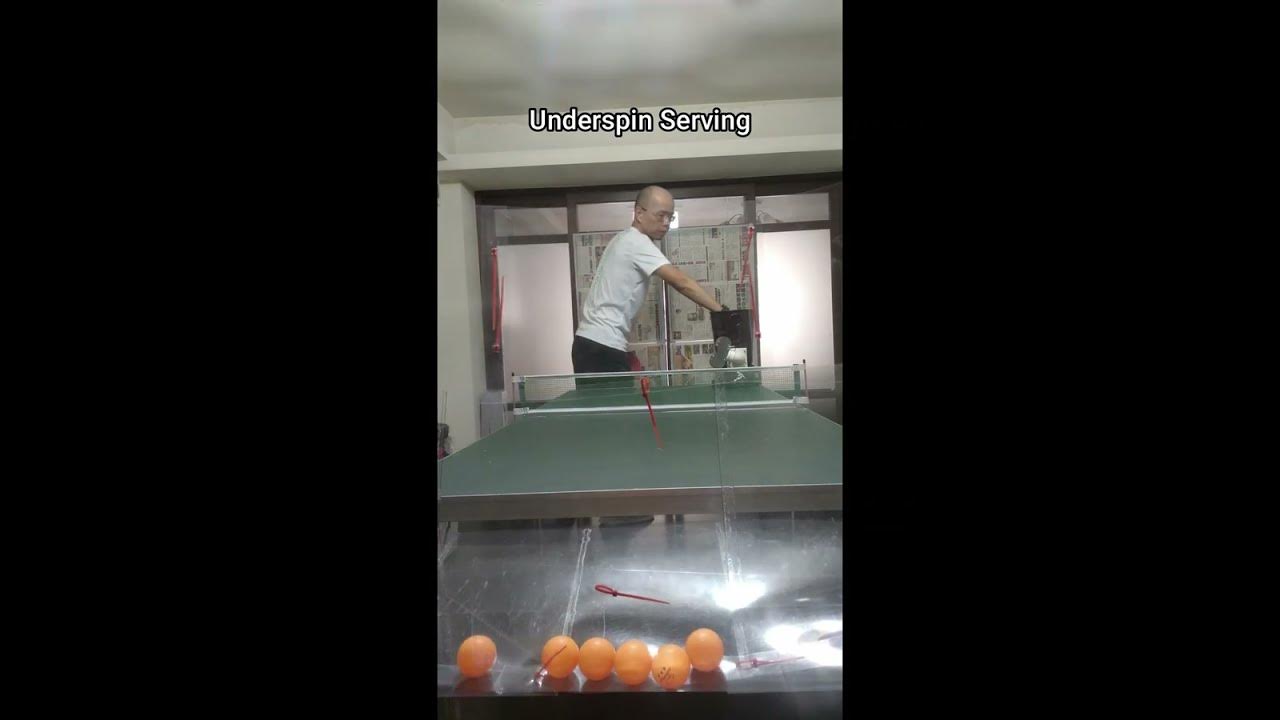 Table TennisUnderspin Serving YouTube