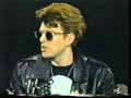 Thompson Twins interviewed by Charlie Rose - 1987