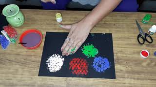painting wrap bubble hydrangea acrylic technique easy