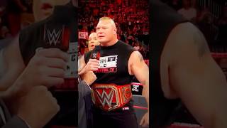 Brock Lesnar And Samoa Joe Heated Segment 