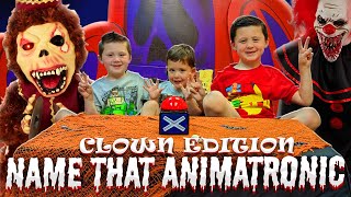 Name That Animatronic Clown Edition Game Show | Spirit Halloween Animatronics | Creepy Clowns