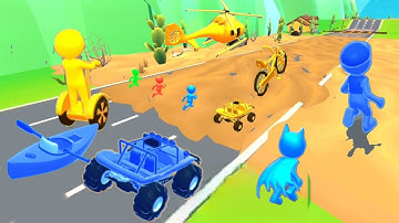 ✅Shape-Shifting✅ 🚲🚁🛶🚗 Game PC FULLSCREEN All Levels Walk-through Android & ios Gameplay Big Update