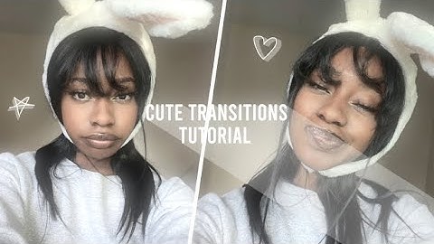 Cute Simple Transitions on VideoStar || TUTORIAL