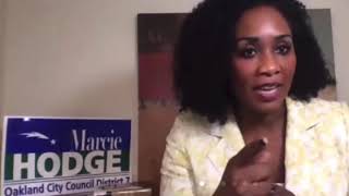 Marcie Hodge Oakland city Council Districts 7