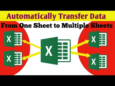 Excel Data Transfer Tips from Master Sheet to Multiple Sheets using Power Query || Power Query use