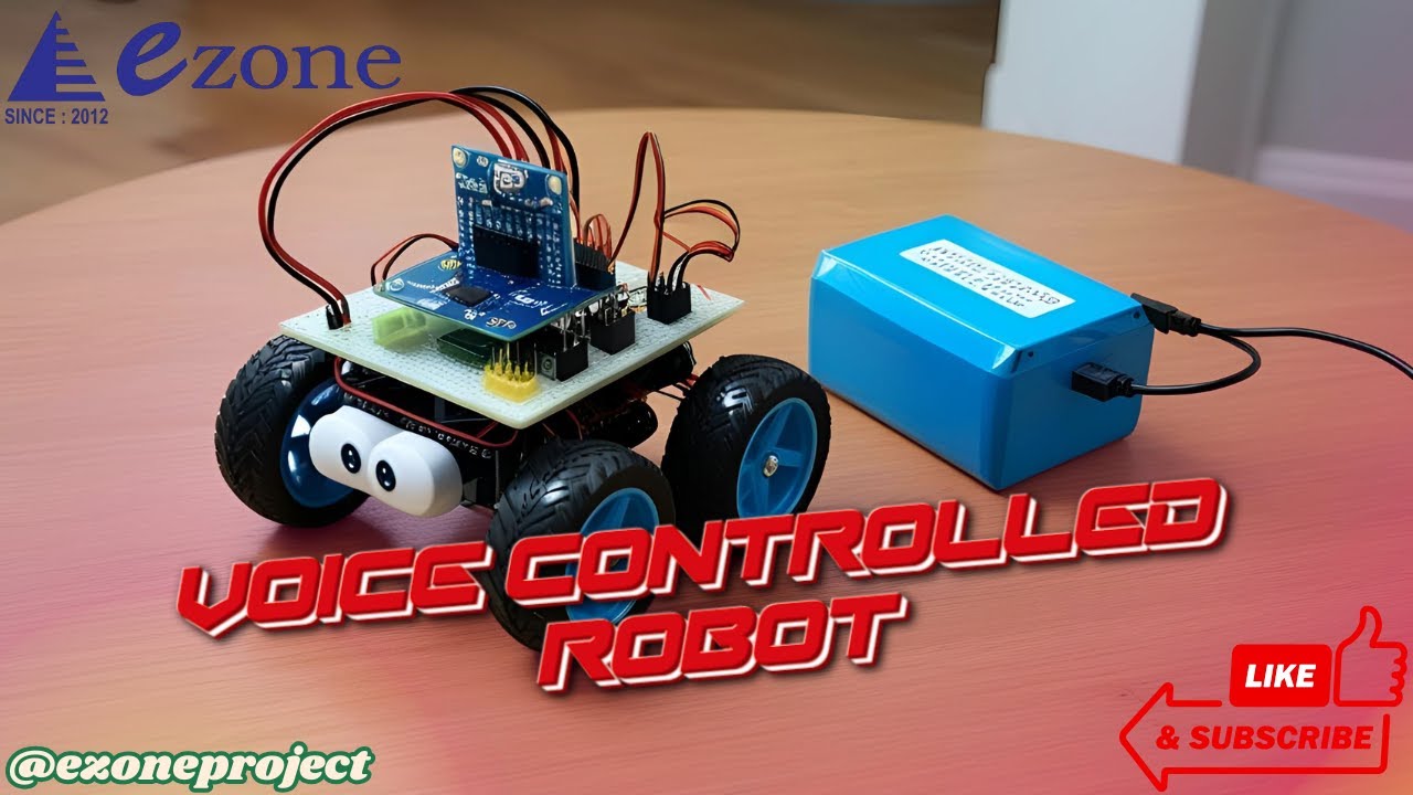 Voice Control Robot | Arduino | IoT & Embedded Systems | Best Project Center in Trichy | Ezone