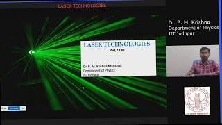 Laser Technologies_Lecture 7 (2020):  Line shape function, light matter interaction & Amplification