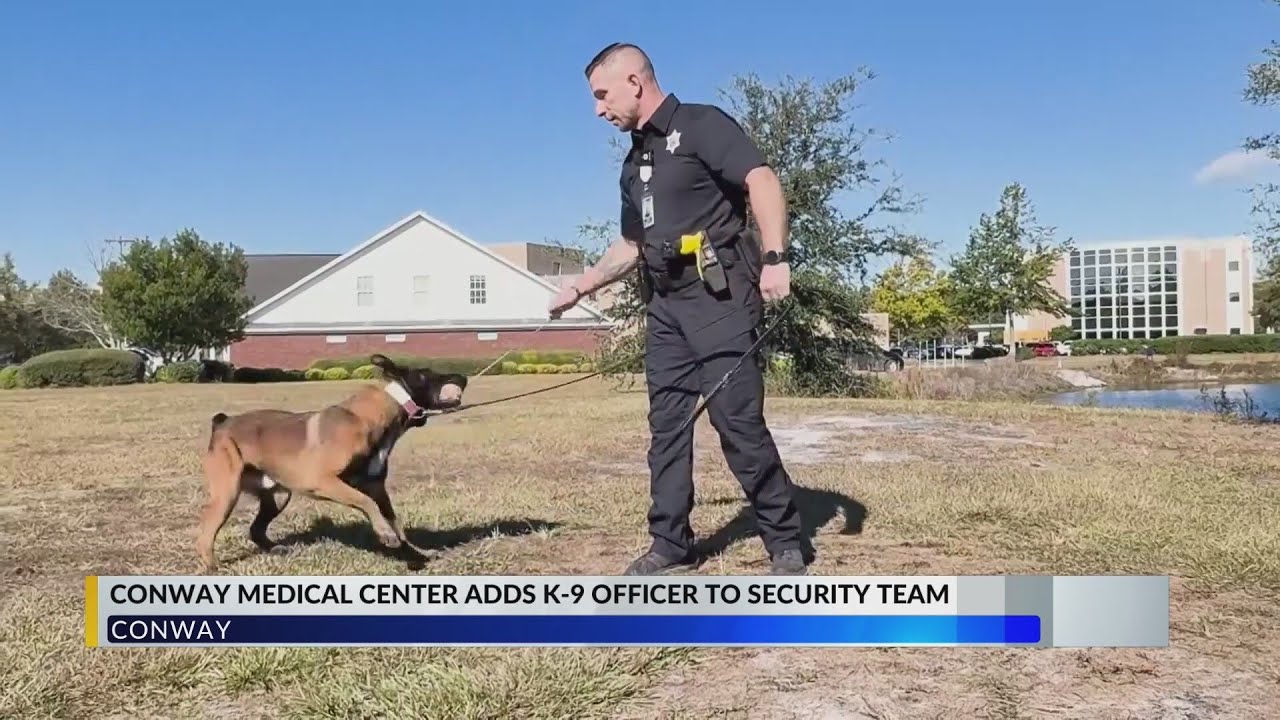 Conway Medical Center welcomes ‘perfect dog’ officer to its security team