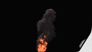 Large Scale Fire & Smoke Stock Motion Graphics