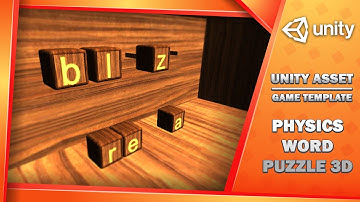 Physics Word Puzzle 3D Game Template | Unity Asset Store | Fun and Customizable Word Puzzle Game