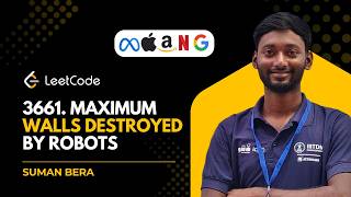 LeetCode Daily 3661 | Maximum Walls Destroyed by Robots | Easy DP Solution