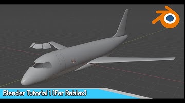 Basics of Making planes in Blender (For Roblox and other Flight  Simulators)