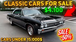 20 Great Classic Cars Under $15,000 Available on Craigslist Marketplace! Unique Cheap Cars!!