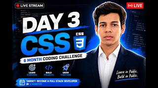 Learn CSS Basics | Day 3 | 6 Month Full Stack Developer Challenge