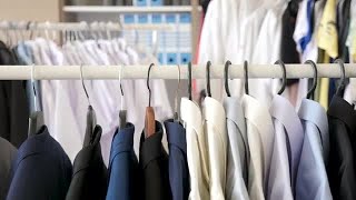 Famous Collection Of Clothes On Hangers Stock Video Net Worth