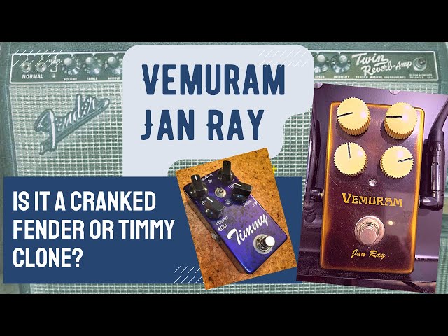 Vemuram Jan Ray into a Fender Amp simulation (no talking) - YouTube
