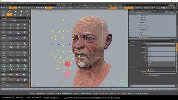 KRGraphics R&D: Modo ACS2 Face Rig (w/ Corrective Blendshapes)