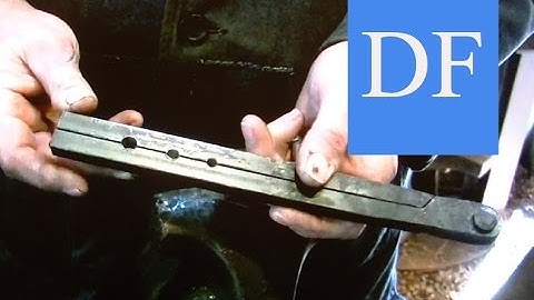 Blacksmithing Project - Forging a Vise Insert