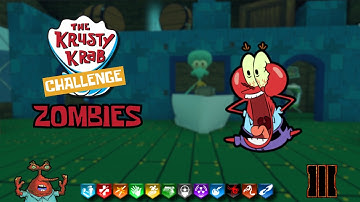 BLACK OPS 3 CUSTOM ZOMBIES! (The Krusty Krab Challenge Map)