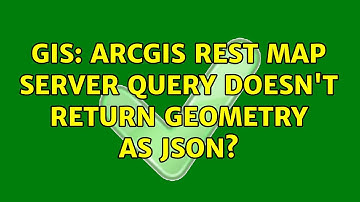 GIS: ArcGIS REST map server query doesn
