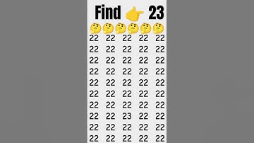 find odd number #shorts #shortsfeed #oddnumber #puzzle #challenge #ढूंढो #facts