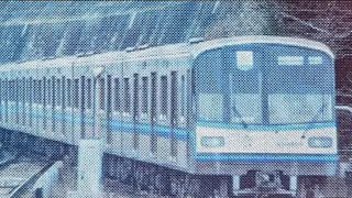 センター南駅でブルーライン３０００Ｒ系が発車しました❗️