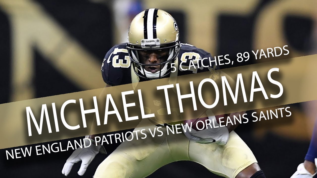 Michael Thomas Highlights vs Patriots // 5 Catches, 89 Yards // 9.17.17