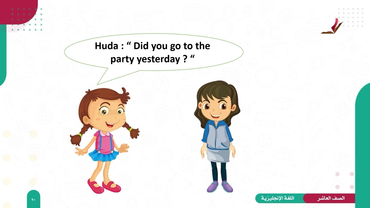 اللغة الإنجليزية 10 - الفصل 2 |  Unit 8 - Period 3 - Reported Speech ( 1 )