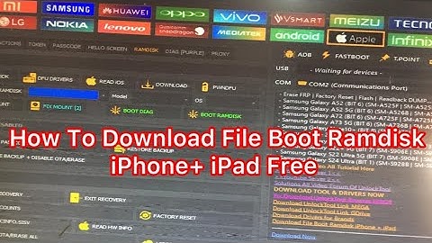 How To Download Boot Ramdisk Iphone + ipad Unlock Tool