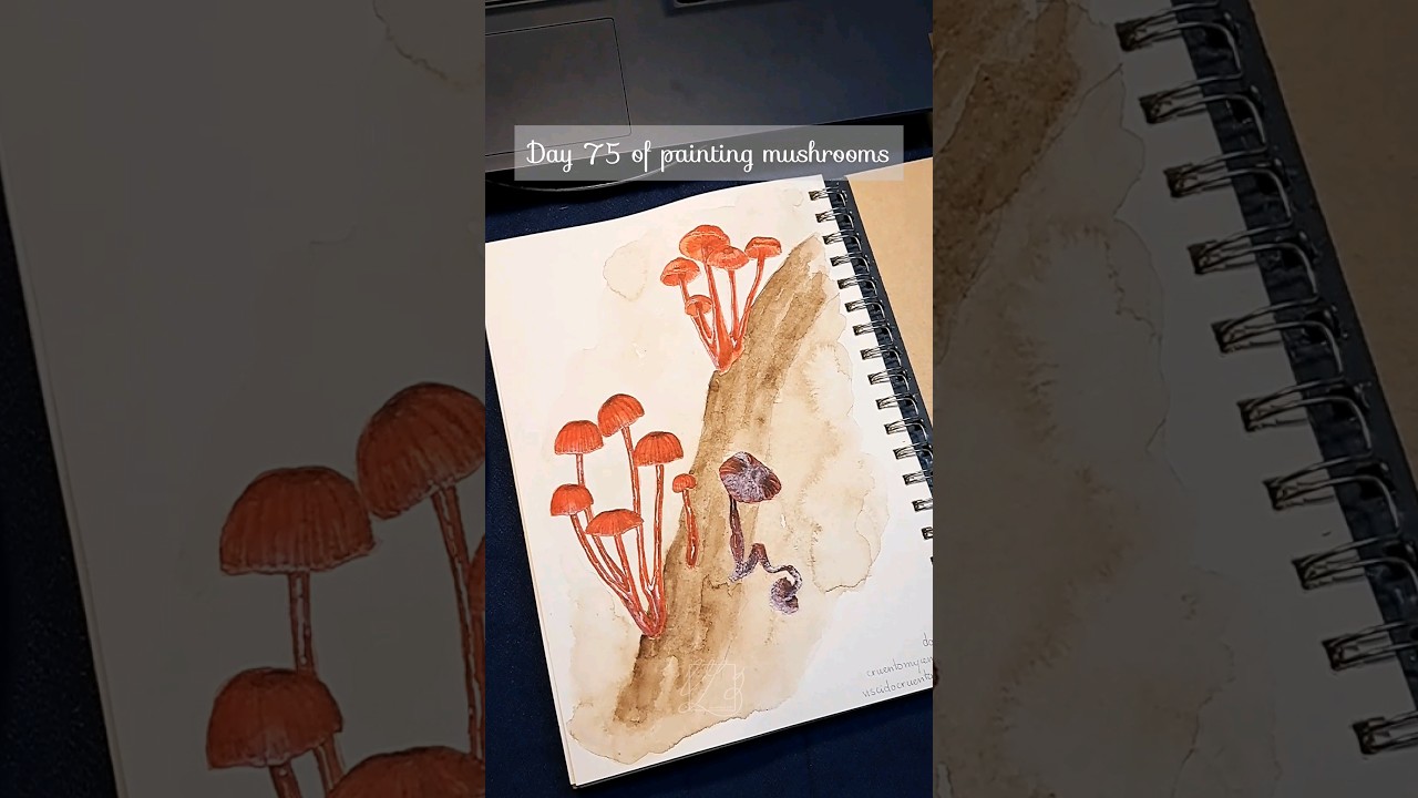 100 days of mushrooms - Day 75: Ruby bonnet 