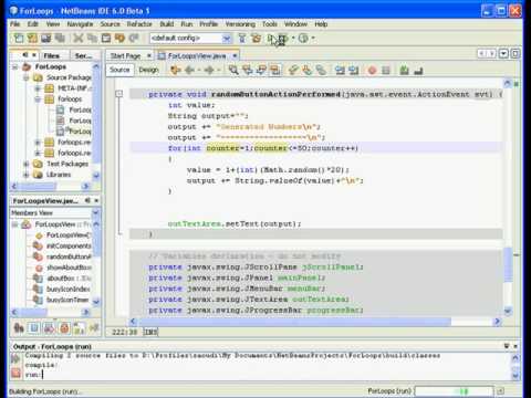 ITEC219 Visual Programming with Java For Loops Part 2 of 4